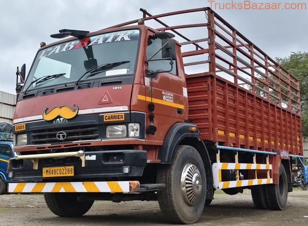 Used Tata Truck 1816 Model 2023 with loading capacity 12 Ton